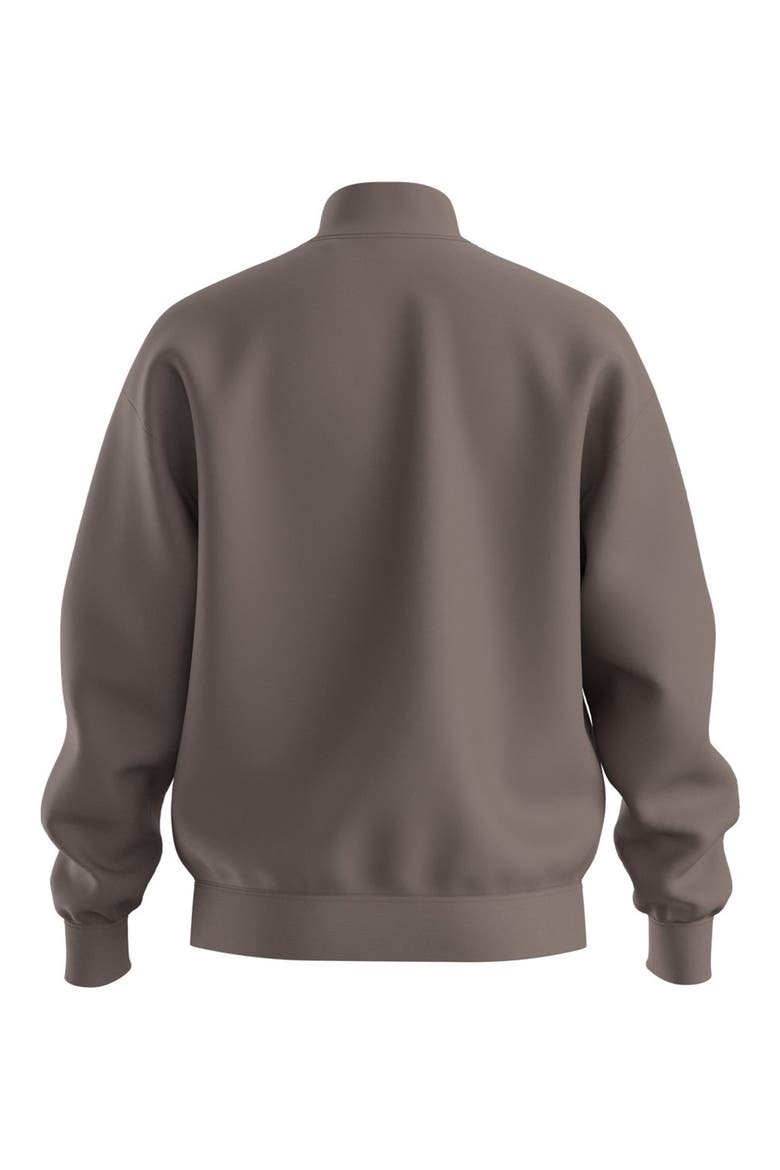 Dalizip Cotton Quarter-Zip Pullover, Alternate, color, RUST/ COPPER