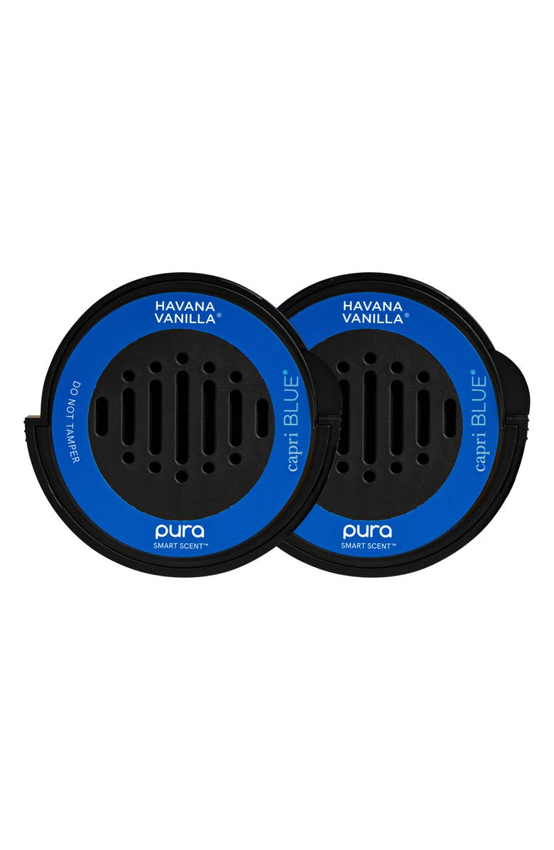 PURA x Capri Blue Havana Vanilla Car Fragrance Refill Duo, Main, color, Havana Vanilla