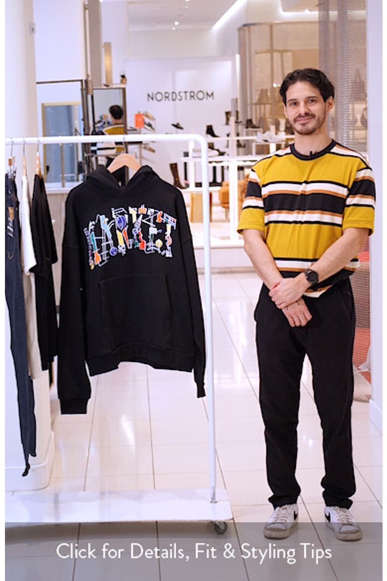 Work of Arc Cotton Graphic Hoodie video
