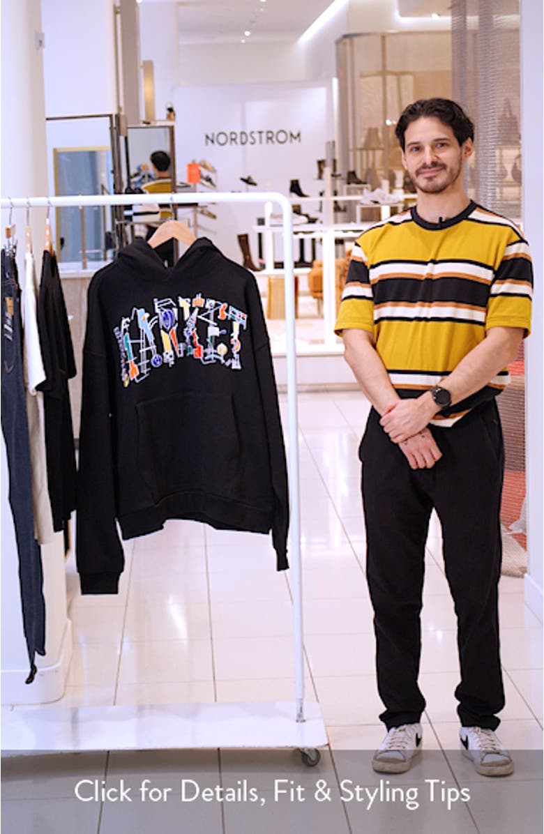 Work of Arc Cotton Graphic Hoodie, sales video thumbnail