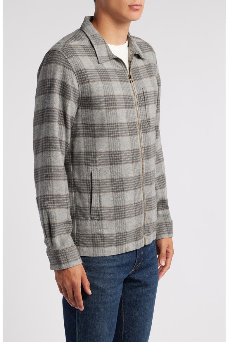 Jaque Zip Up Shirt Jacket, Alternate, color, LITHIUM RUST