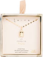 Leith Initial Pendant Necklace