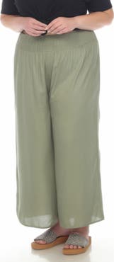 BOHO ME Smocked Wide Leg Pants