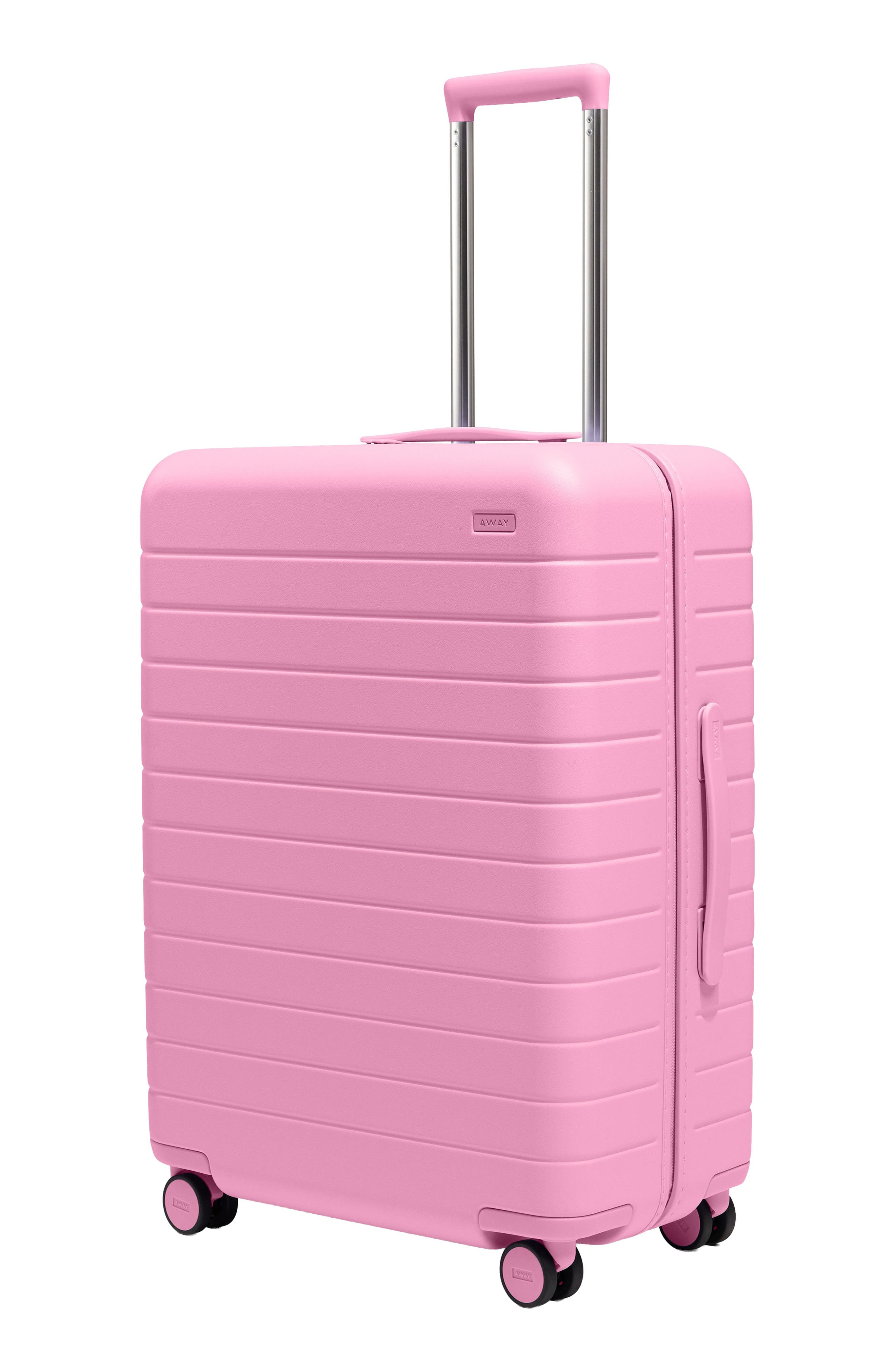 Away The Medium Checked Suitcase, Alternate, color, Mochi Pink