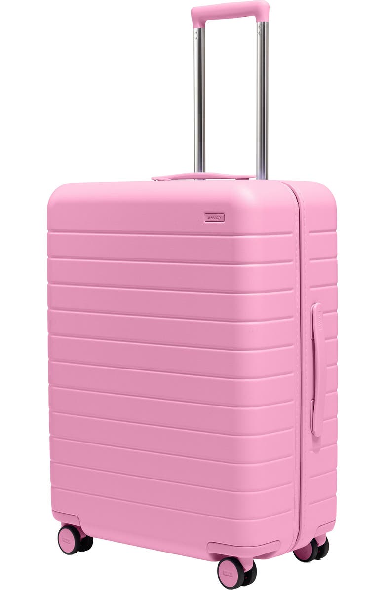 Away The Medium Checked Suitcase, Alternate, color, Mochi Pink