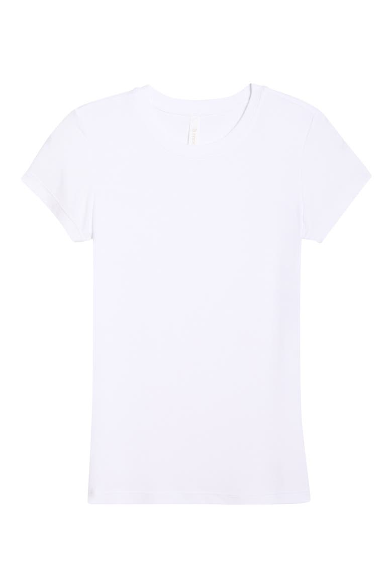 Rib Baby T-Shirt, Alternate, color, BRILLIANT WHITE