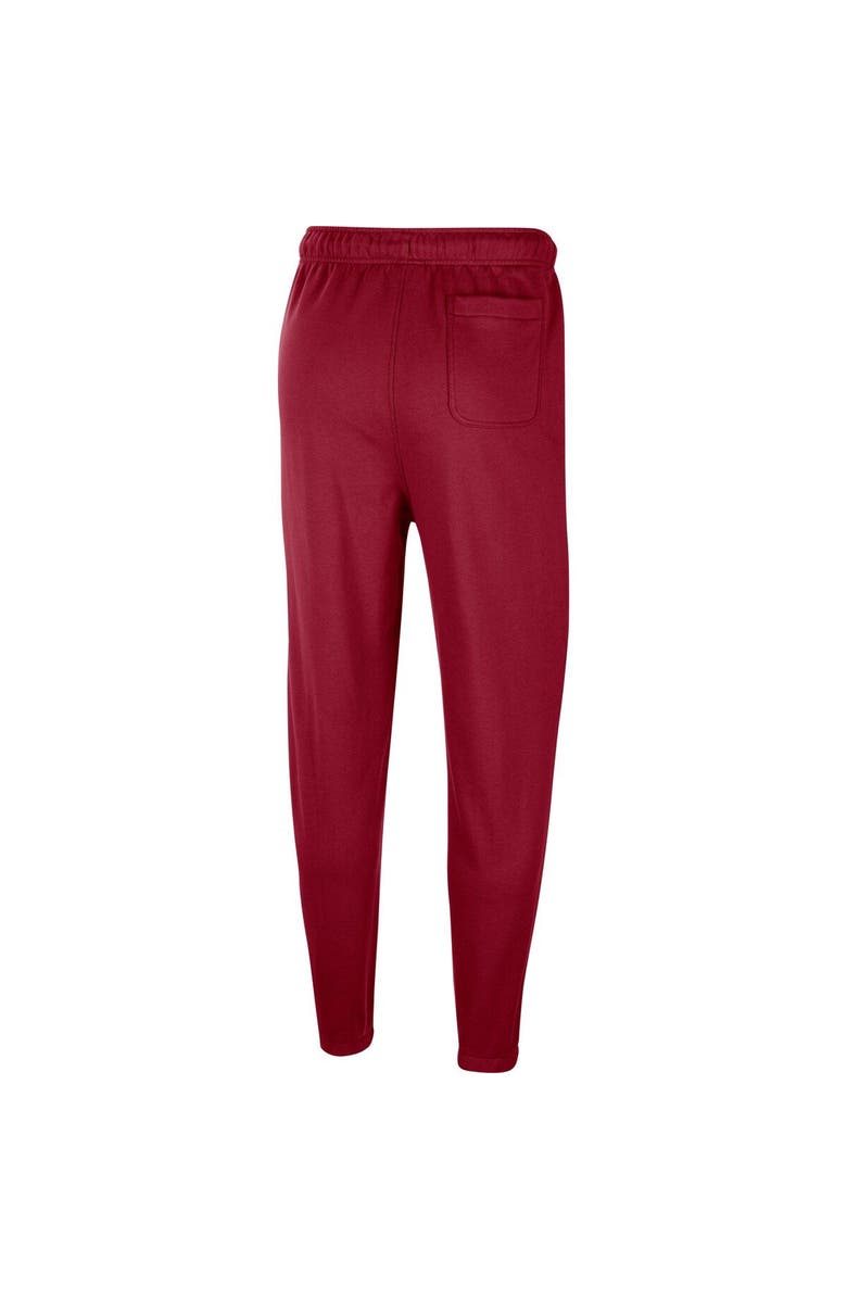 Jordan Brand Men's Jordan Brand Crimson Oklahoma Sooners Logo Travel Fleece Pants, Alternate, color, Crimson