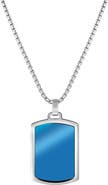 VAN HEUSEN Men's Dog Tag Pendant Necklace