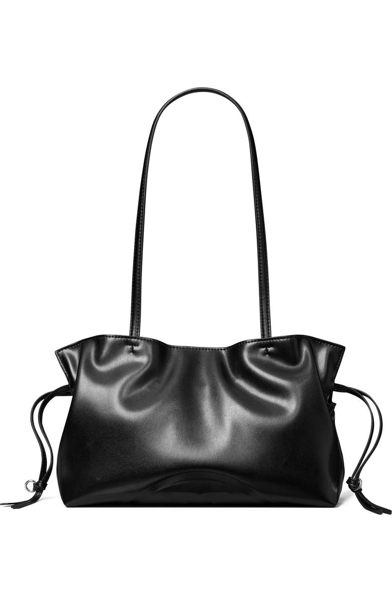 Tory Burch Small Ella Natuura<sup>™</sup> Drawstring Tote, Main, color, Black