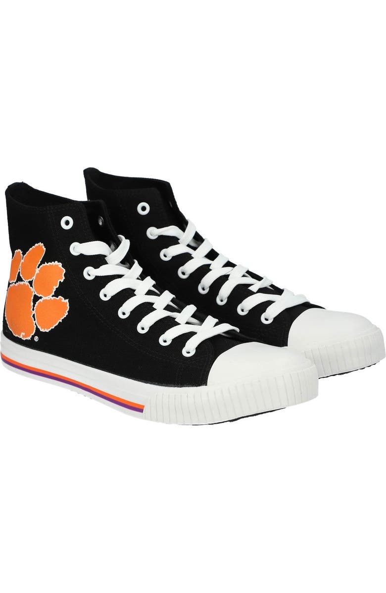 FOCO Men's FOCO Clemson Tigers Big Logo High Top Canvas Shoes, Main, color,
