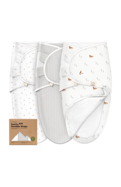 3-Pack Soothe Zippy Swaddle Wrap