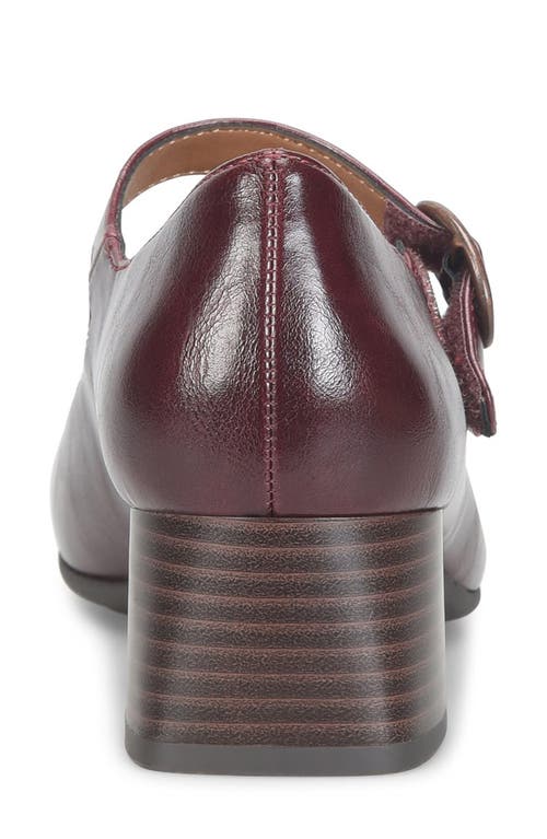 Eurosoft Paulette Mary Jane Pump In Burgundy
