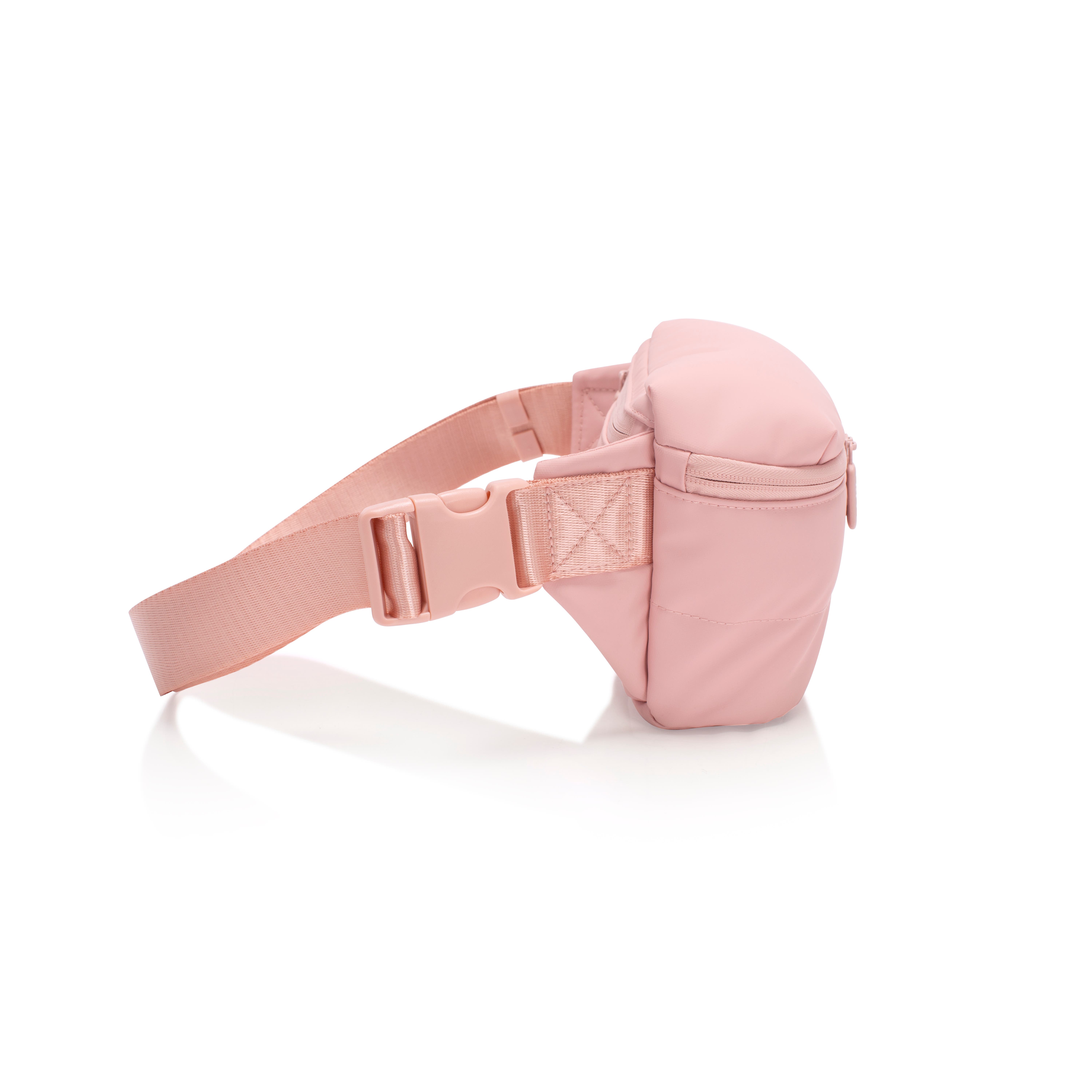 The Puffer Waist Bag, Alternate, color, Rose