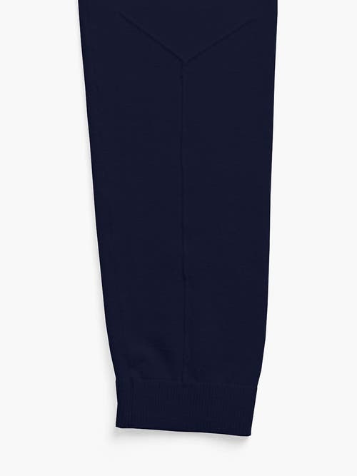 Ministry Of Supply Atlas Air V-neck Sweater In Navy