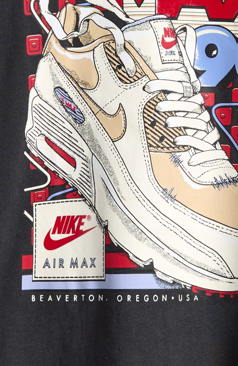Nike Kids' Air Max Sneaker Graphic T-Shirt, Alternate, color, Dark Smoke Grey