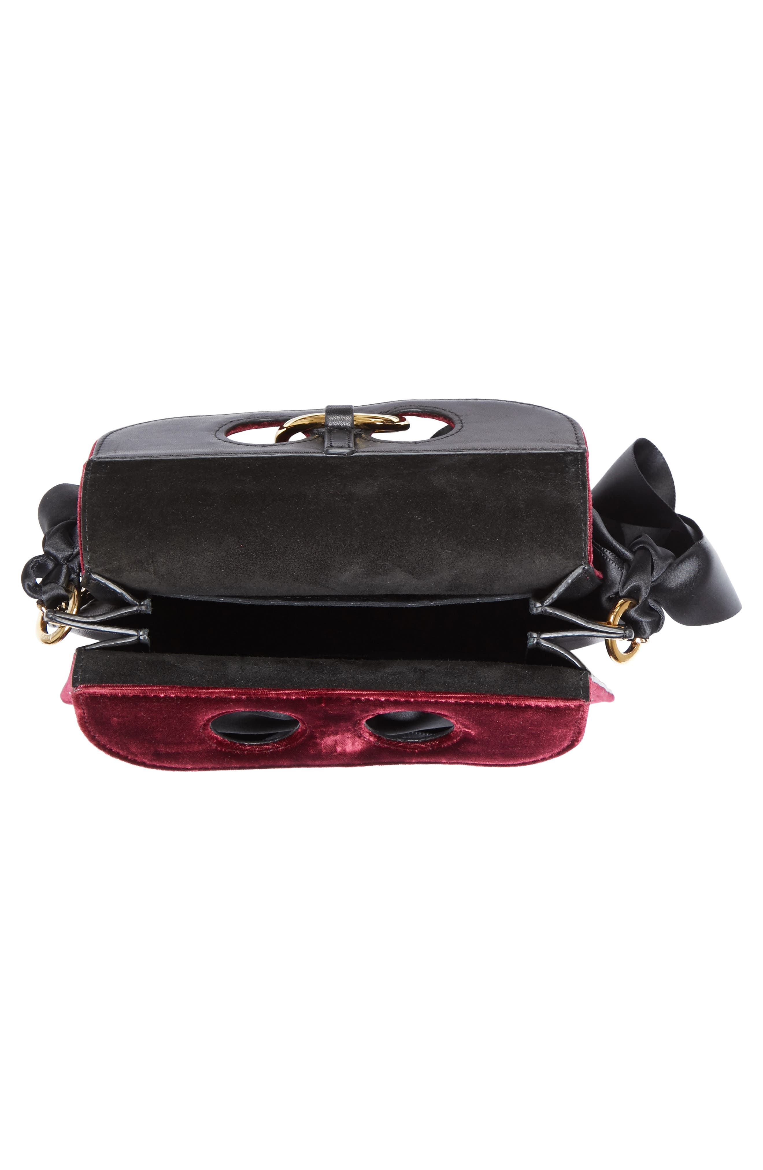 JW Anderson J.W.ANDERSON Mini Pierce Velvet Bag, Alternate, color, 