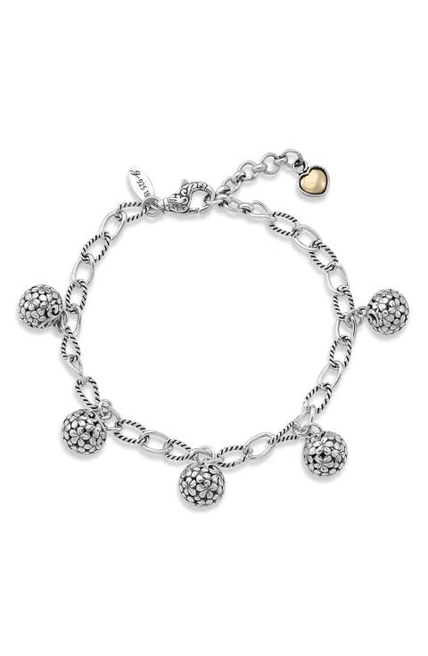 Flower Charm Bracelet