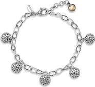 SAMUEL B. Flower Charm Bracelet
