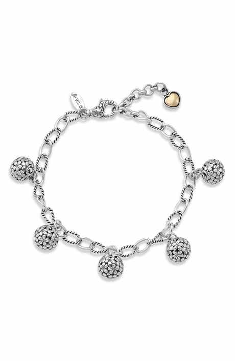 SAMUEL B. Flower Charm Bracelet