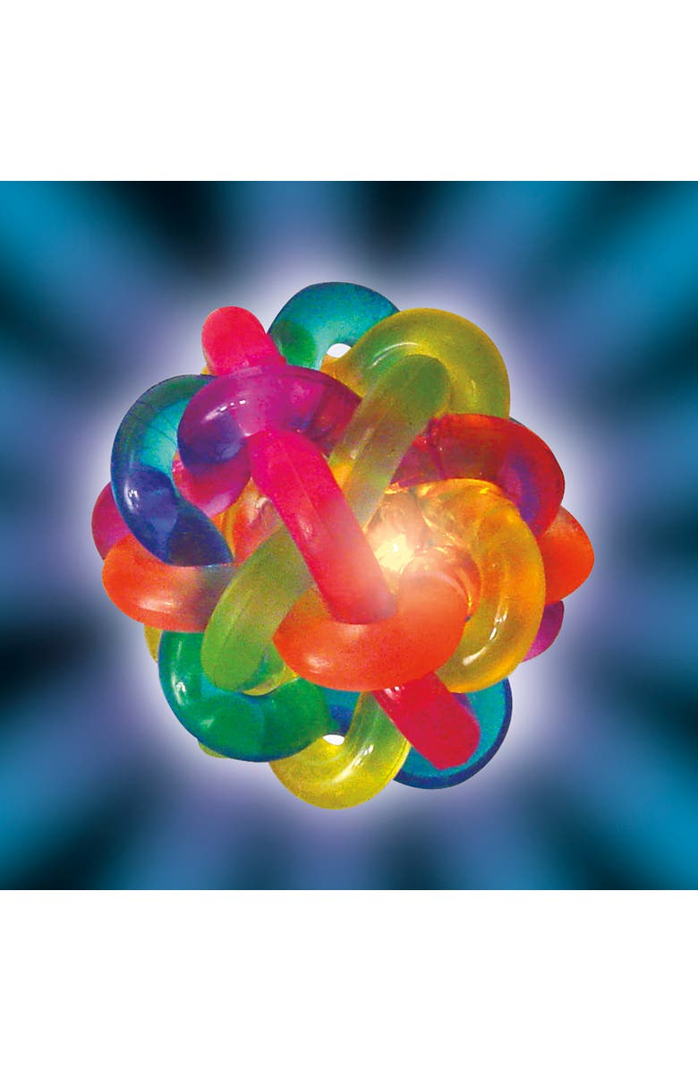 Toysmith Nightzone Orbit Light Up Skip Ball, Alternate, color, Multicolored