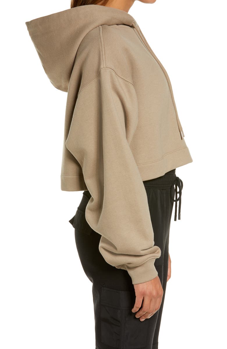 Alo Bae Crop Hoodie, Alternate, color,