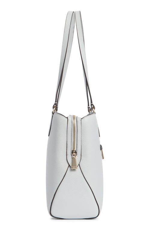 Kate Spade New York Hudson Pebble Leather Work Tote In Gray