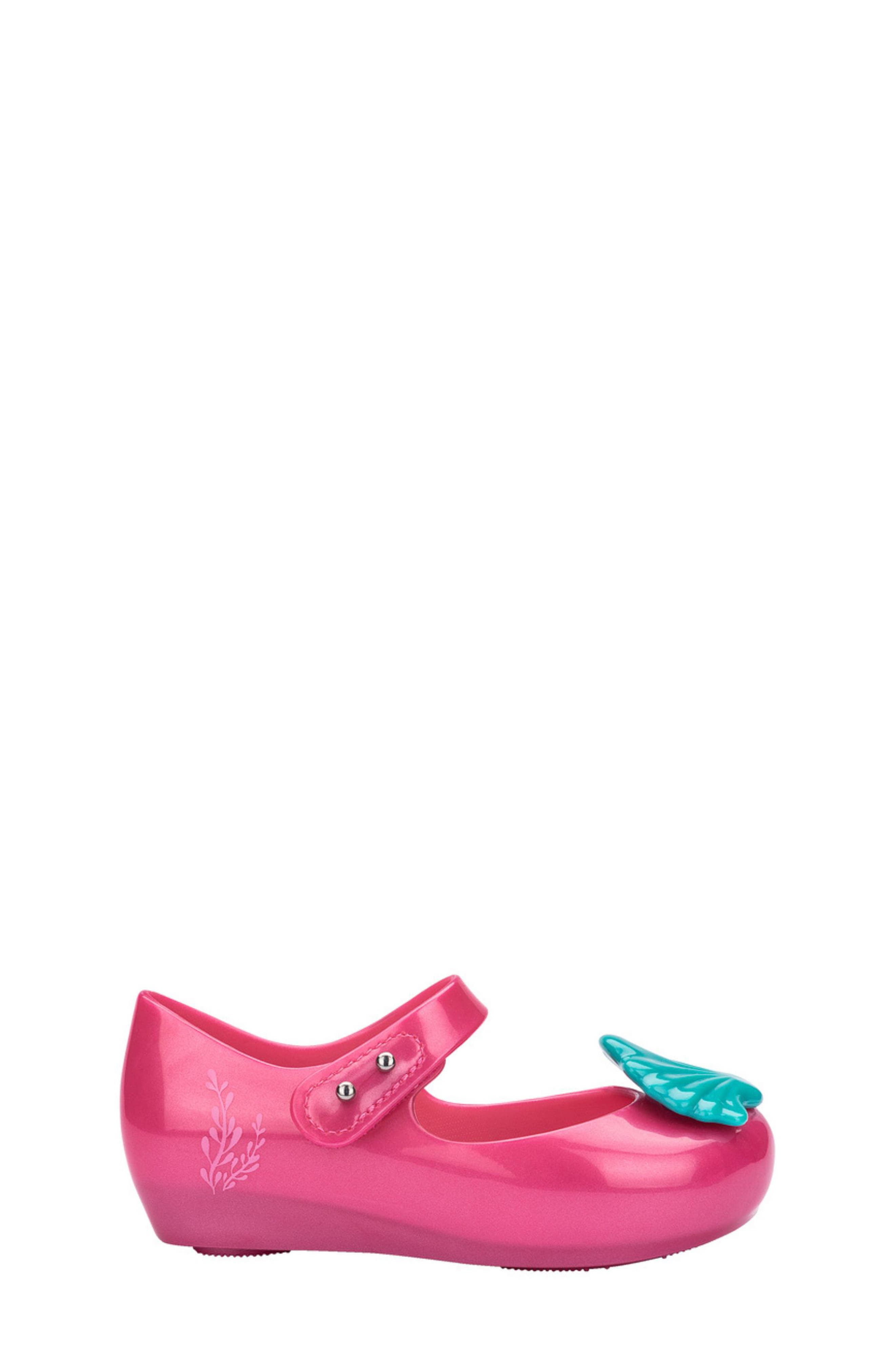 Mini Melissa x Disney<sup
®</sup
 The Little Mermaid Ultragirl II Mary Jane, Alternate, color, Pink/ Blue