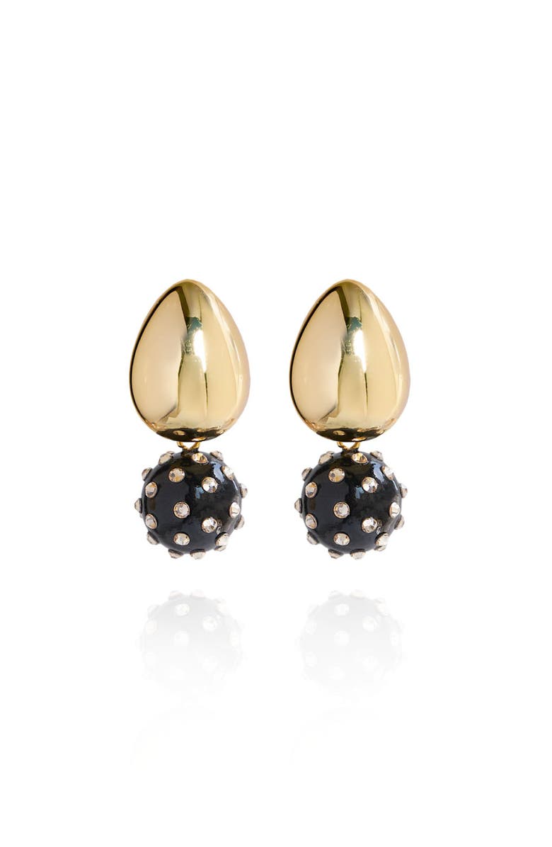 Saulė Label Tulia Jet Earrings, Main, color, Gold Twilight