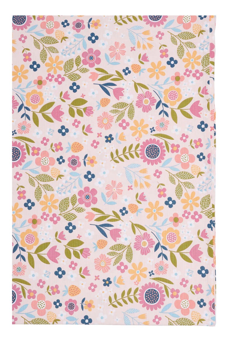 Floral Tablecloth, Main, color, BLUSH