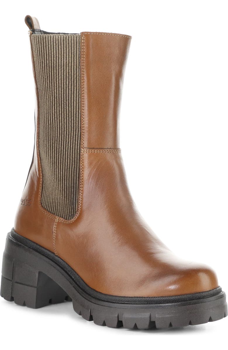 Bos. & Co. Brunas Waterproof Chelsea Boot, Main, color, Richtan/ Darkbrown