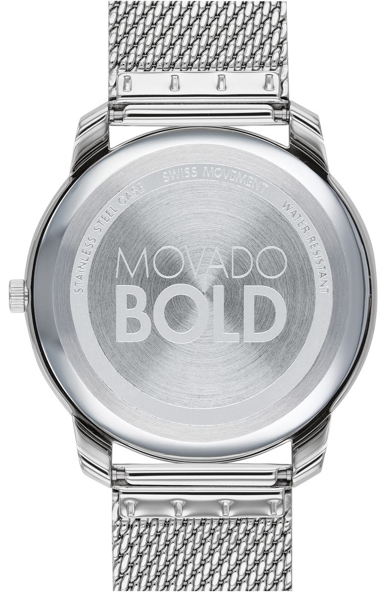 Movado Bold Mesh Bracelet Watch, 42mm, Alternate, color,