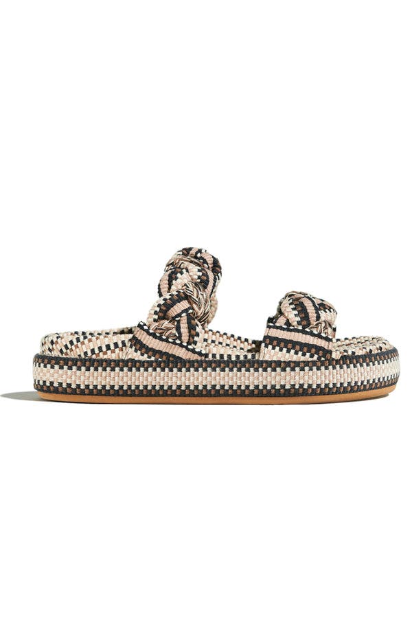Amambaih Daniela Bio Sandals, Main, color, Sand