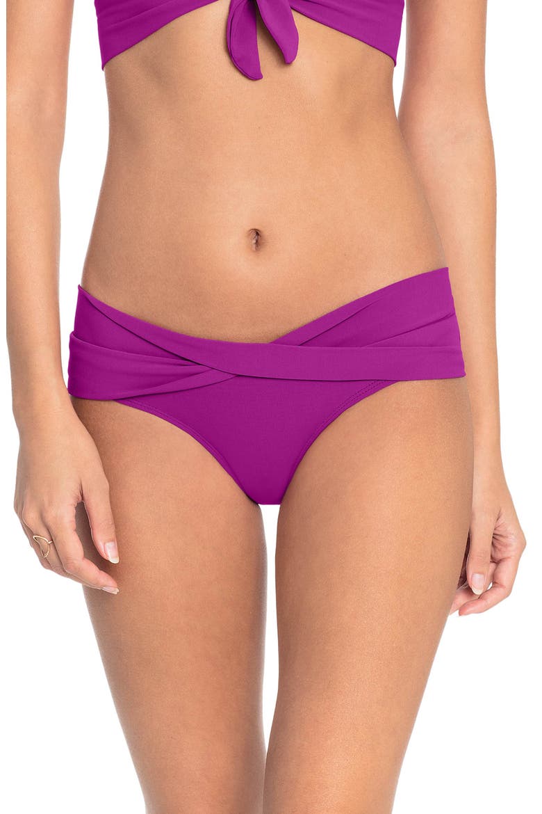 Ava Twist Hipster Bikini Bottoms, Main, color, BOUGAINVILLEA