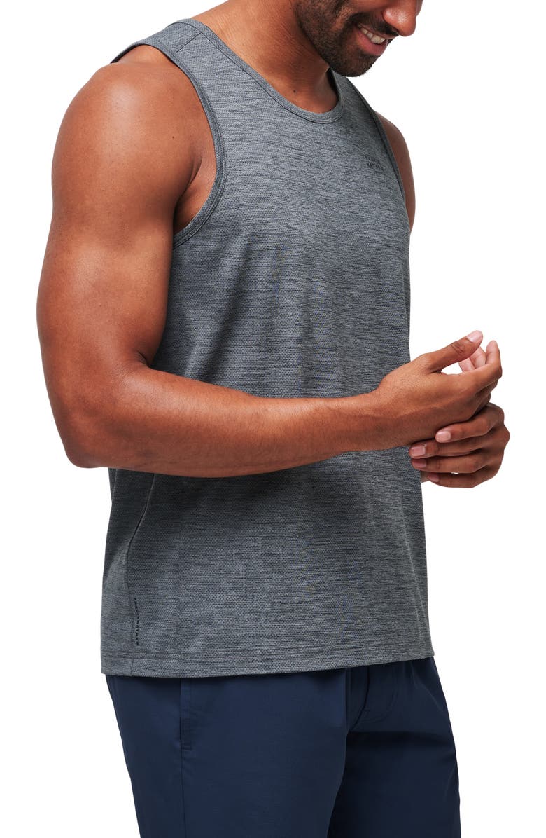 TravisMathew Heater Pro Tank Top, Alternate, color, Heather Grey