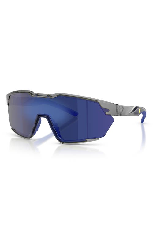 Scuderia Ferrari 41mm Irregular Sunglasses In Opal Grey