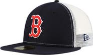 New Era Men's New Era Navy Boston Red Sox Team Color 59FIFTY Trucker Fitted Hat