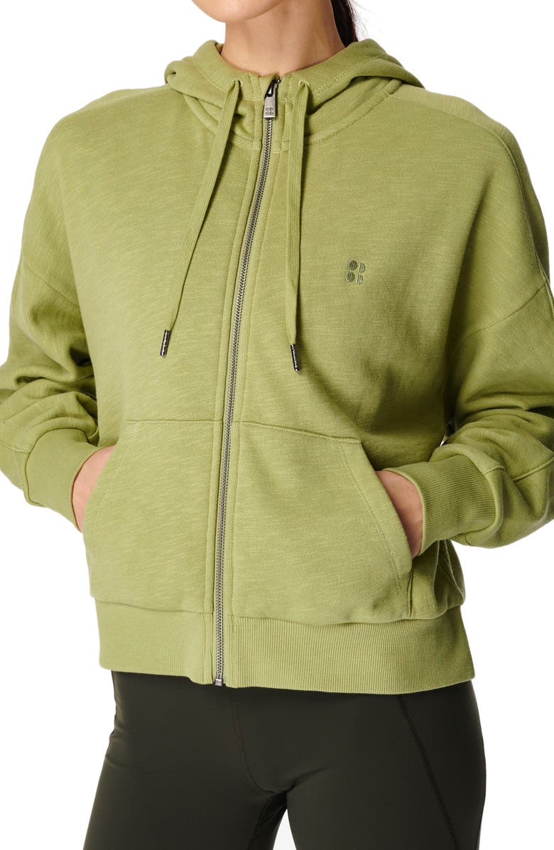 Sweaty Betty Essentials Full Zip Hoodie, Alternate, color,