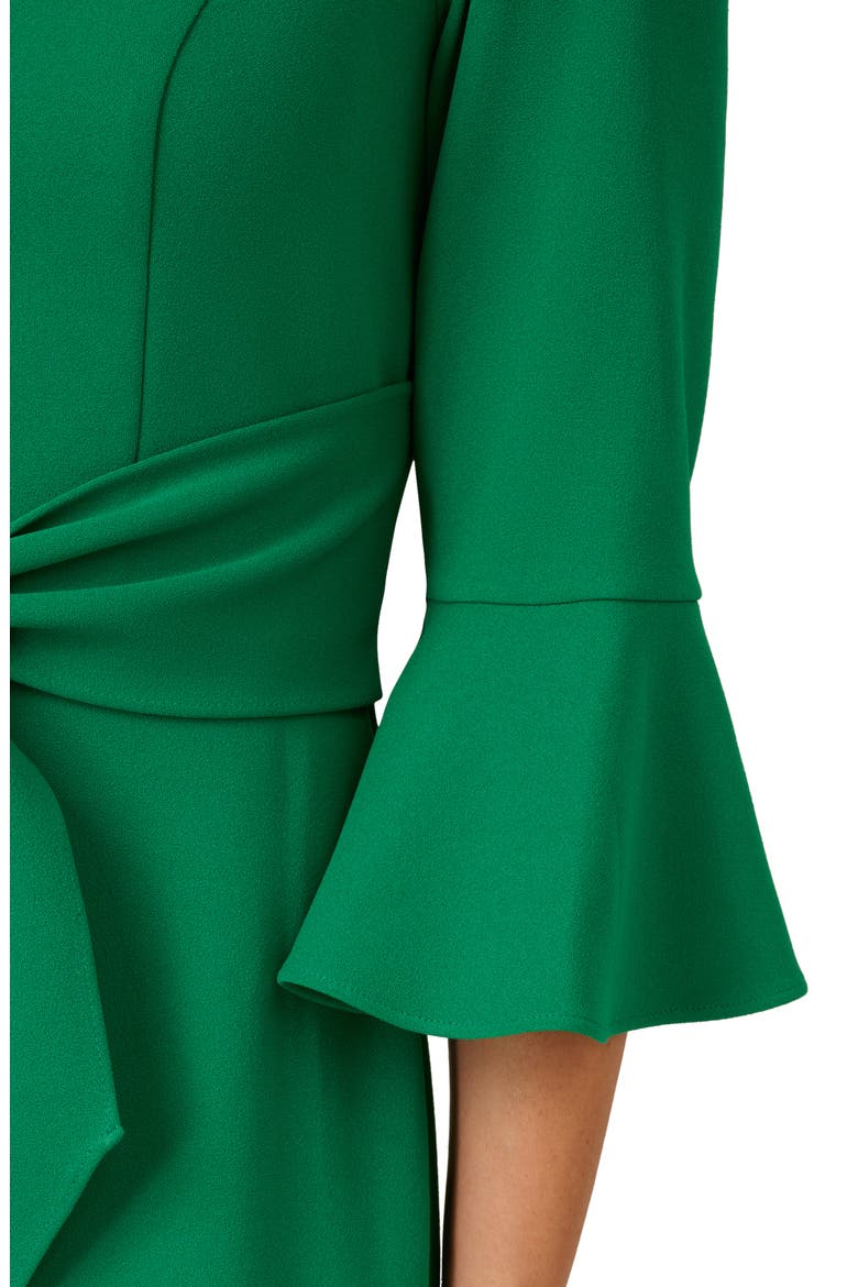 Tie Front Sheath Dress, Alternate, color, VIVID GREEN