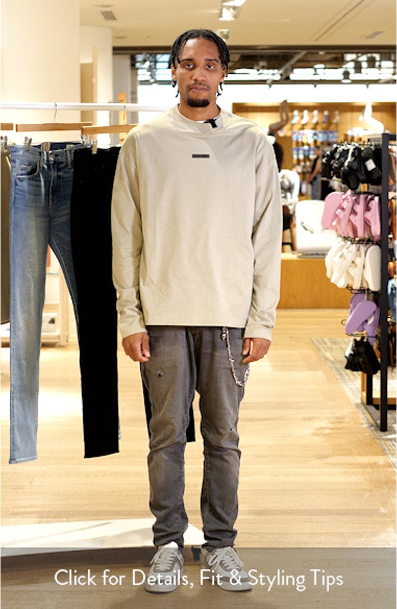 Classic Fit Long Sleeve Logo Graphic T-Shirt, sales video thumbnail