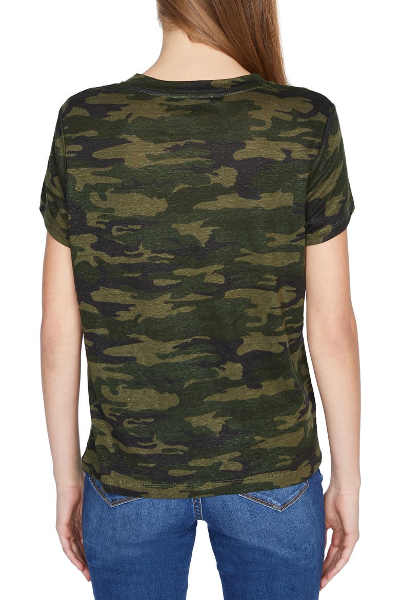The Perfect Camo Linen Tee, Alternate, color, MOTHER NATURE CAMO