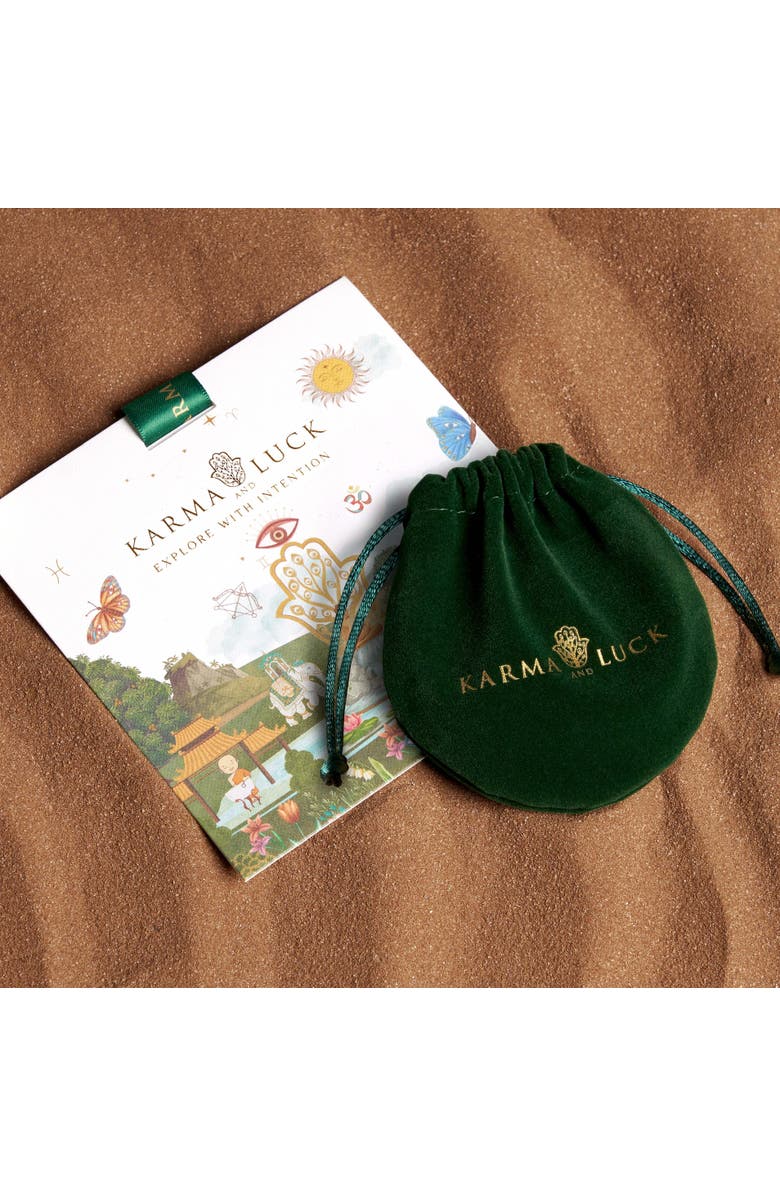 Karma and Luck Spiritual Fortress - Hematite Evil Eye Charm Bracelet, Alternate, color, Black/Bronze