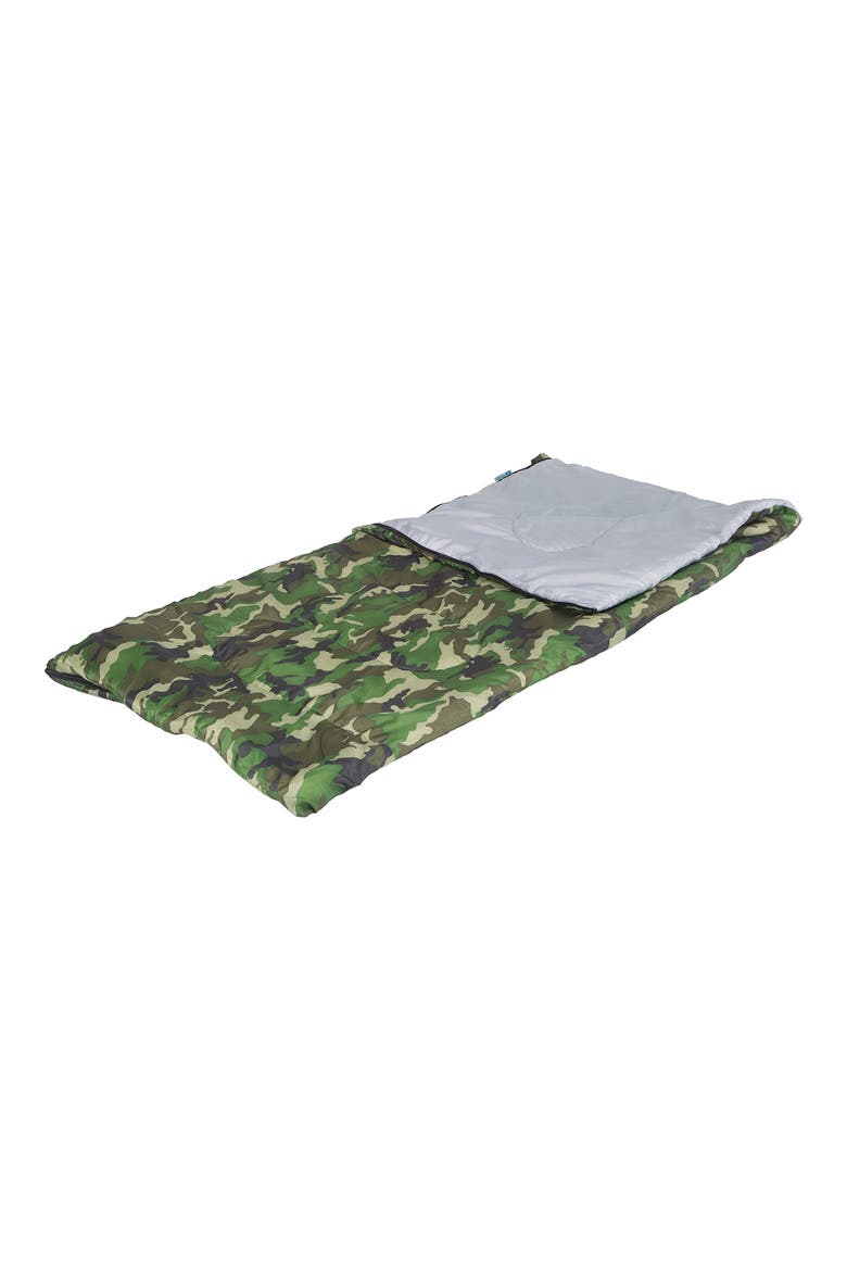 Camo Tent, Chair and Sleeping Bag Set, Alternate, color, GREEN