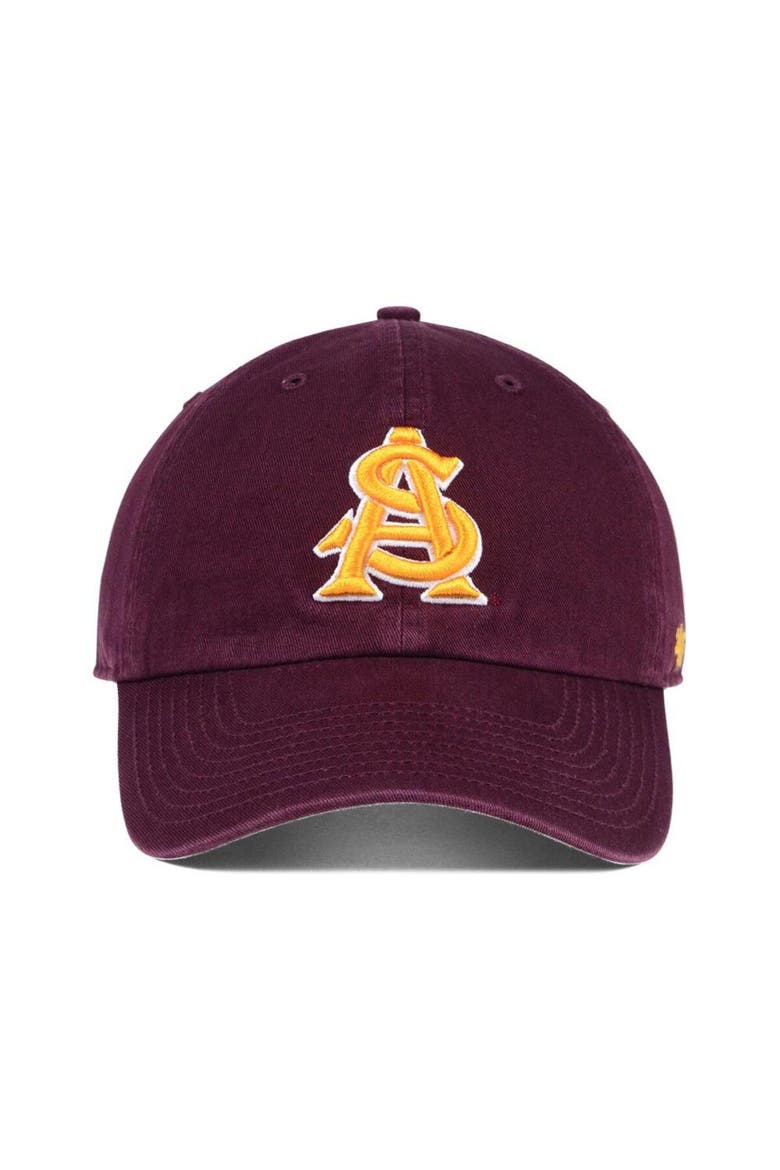 Men's '47 Maroon Arizona State Sun Devils Clean Up Adjustable Hat, Alternate, color, Maroon