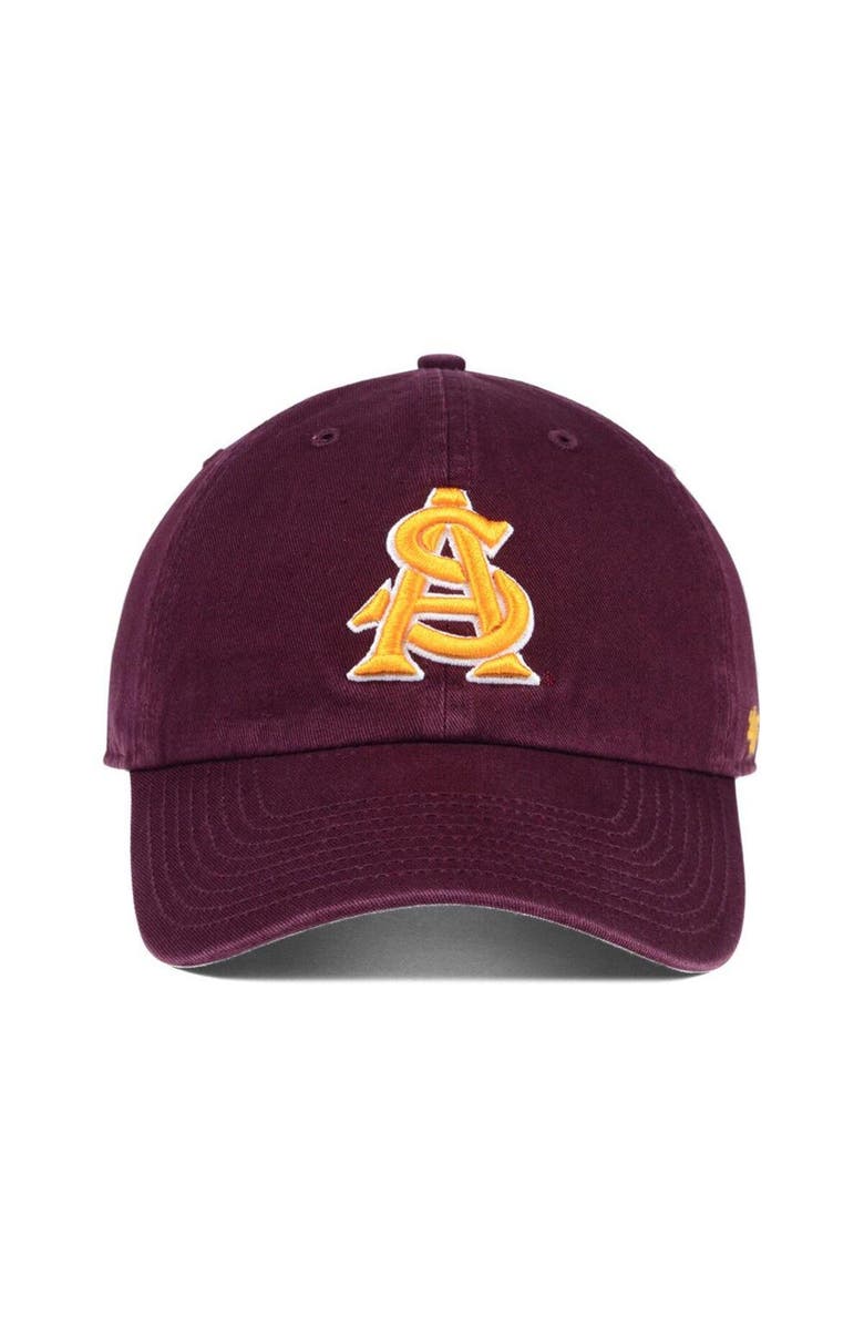 '47 Men's '47 Maroon Arizona State Sun Devils Clean Up Adjustable Hat, Alternate, color,