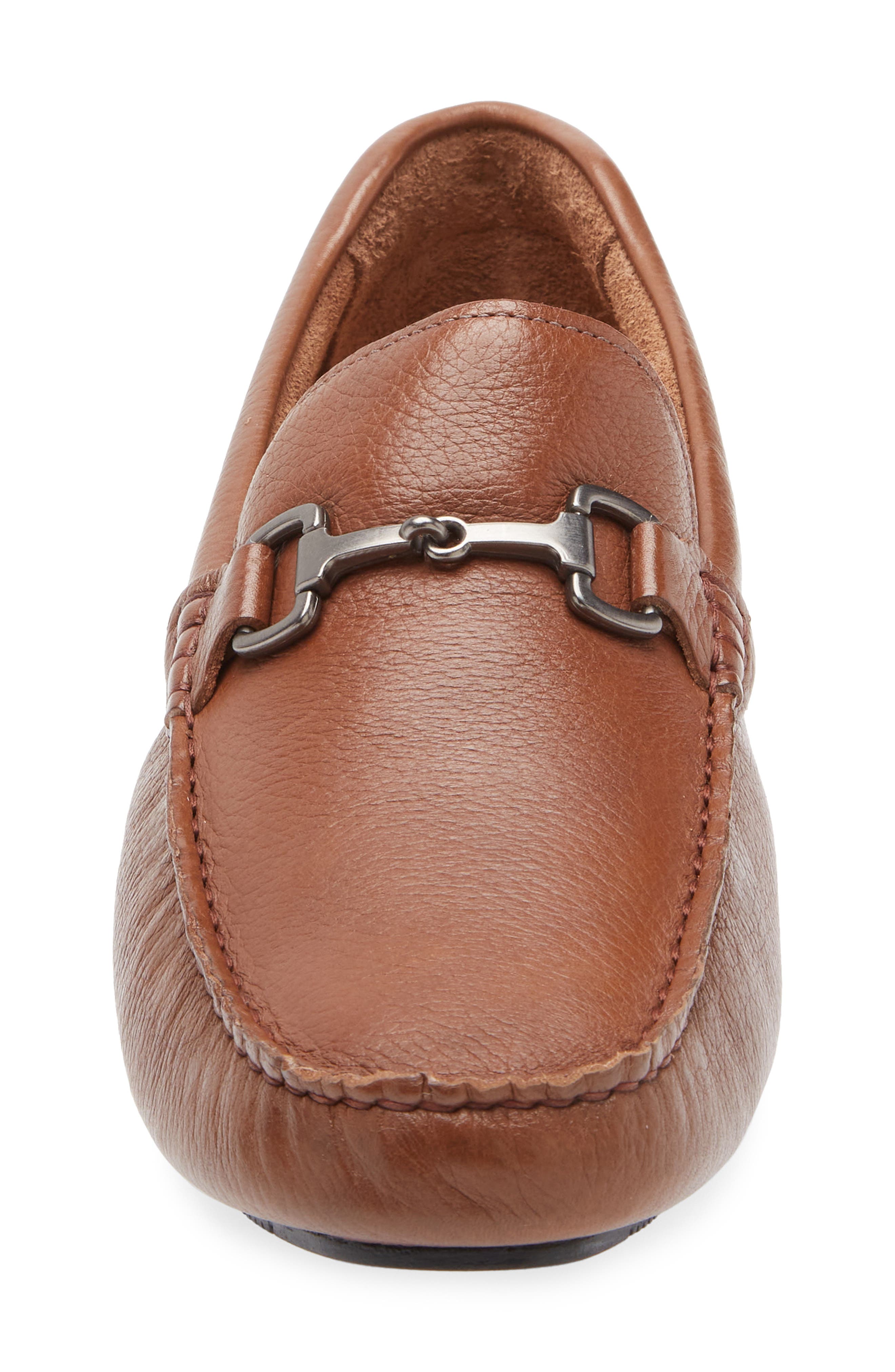 Camden Bit Driving Loafer (Nordstrom Exclusive), Alternate, color, BROWN LEATHER