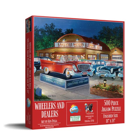 Wheelers and Dealers 500 piece Jigsaw Puzzle for Adults