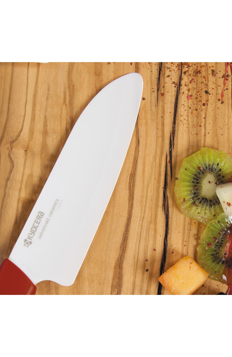 Kyocera Advanced Ceramics 3 Piece Revolution Series Knife Set, Alternate, color, White