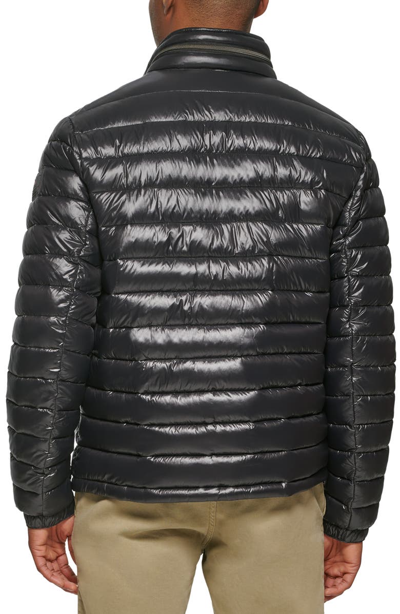 Tommy Hilfiger Wetlook Stowaway Hood Packable Puffer Jacket, Alternate, color, 