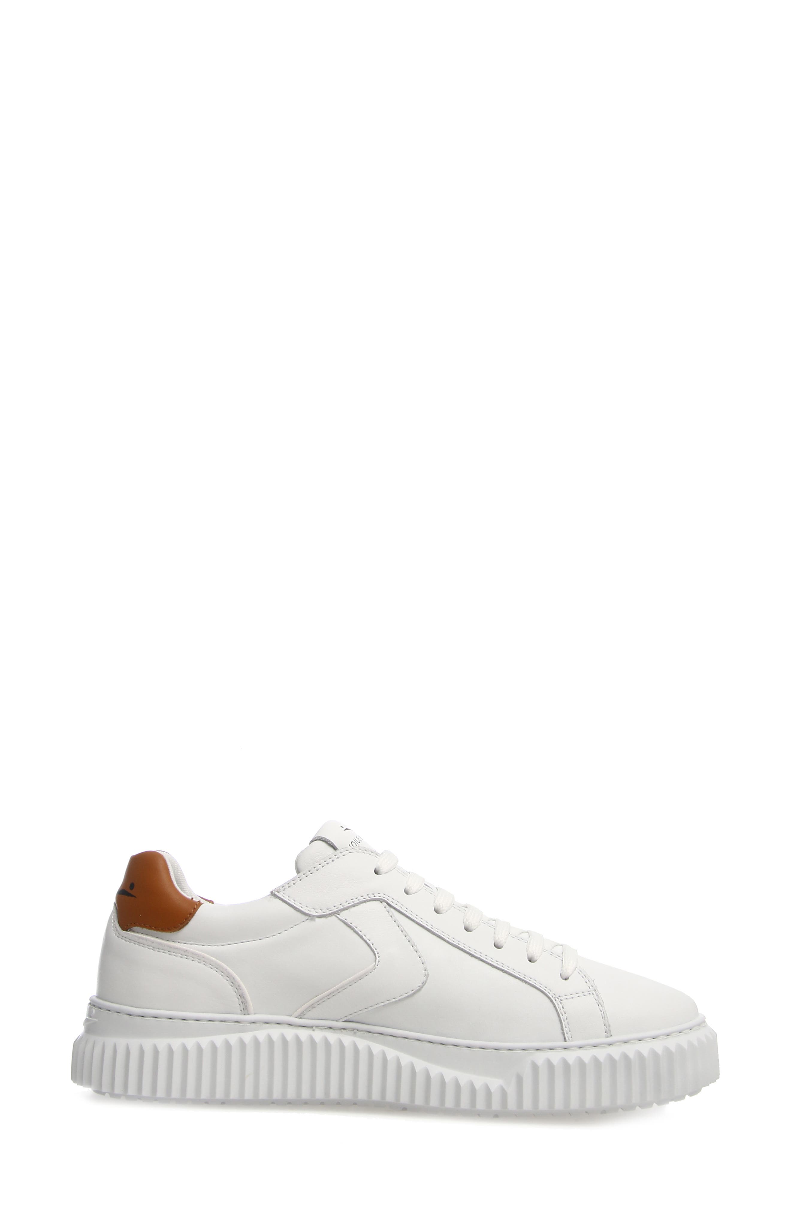 Voile Blanche Lipari Sneaker, Alternate, color, White/ Tobacco