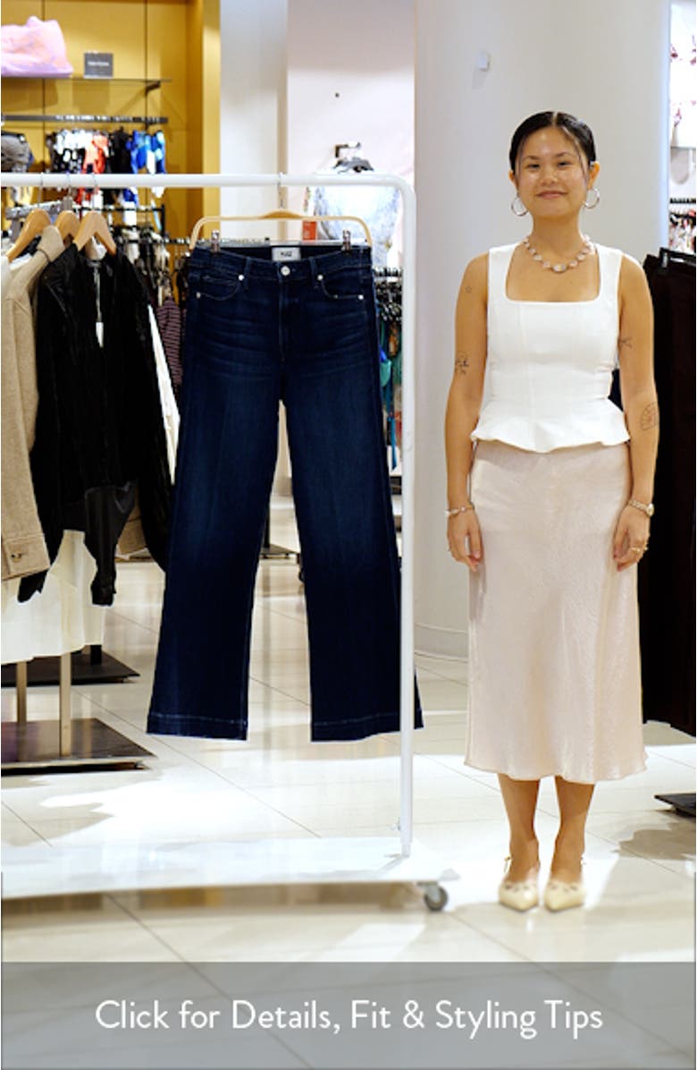 Leenah High Waist Wide Leg Jeans, sales video thumbnail